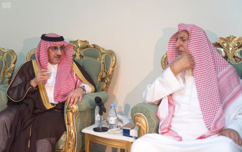 زيارة ولي العهد لمفتي المملكة