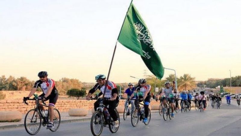ماراثون الدراجات بالرياض احتفالاً باليوم الوطني