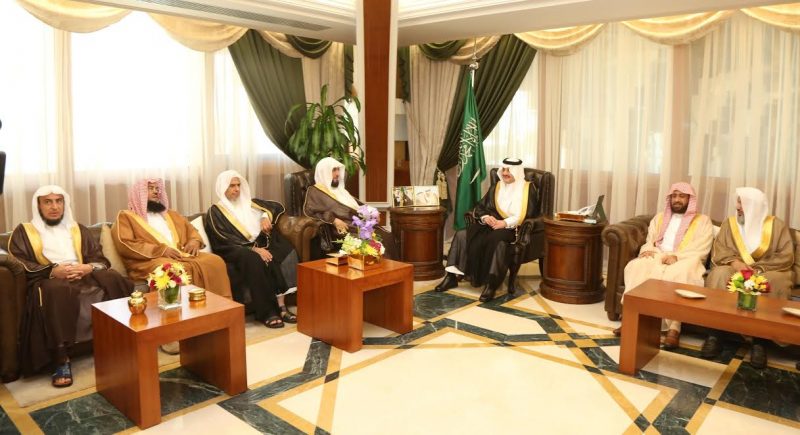 الأمير سعود بن نايف يستقبل قضاة
