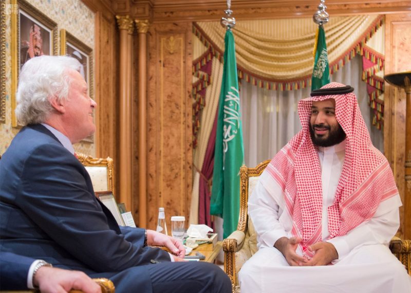 ولي ولي العهد يجتمع مع جنرال إلكتريك