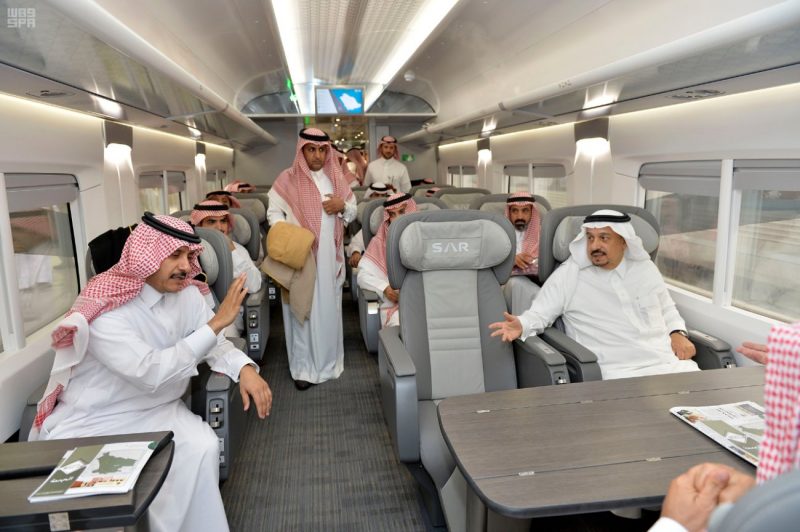 قطار سار: رحلة أمير الرياض للمجمعة