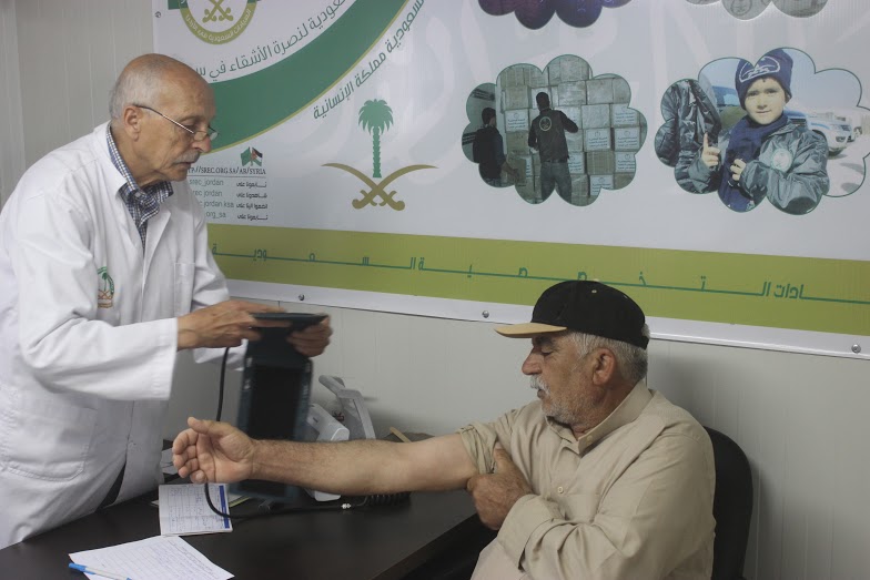العيادات السعودية في الزعتري: 13353 حالة