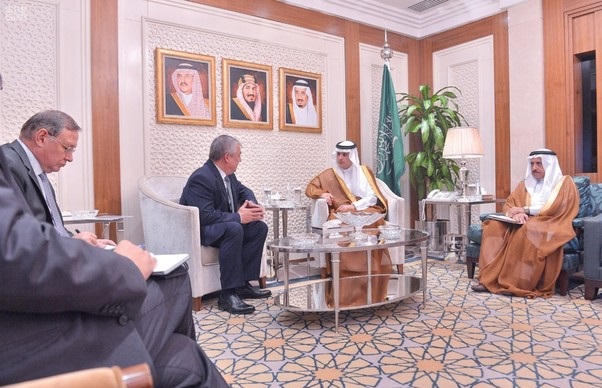 الجبير يستقبل المبعوث الخاص لسوريا