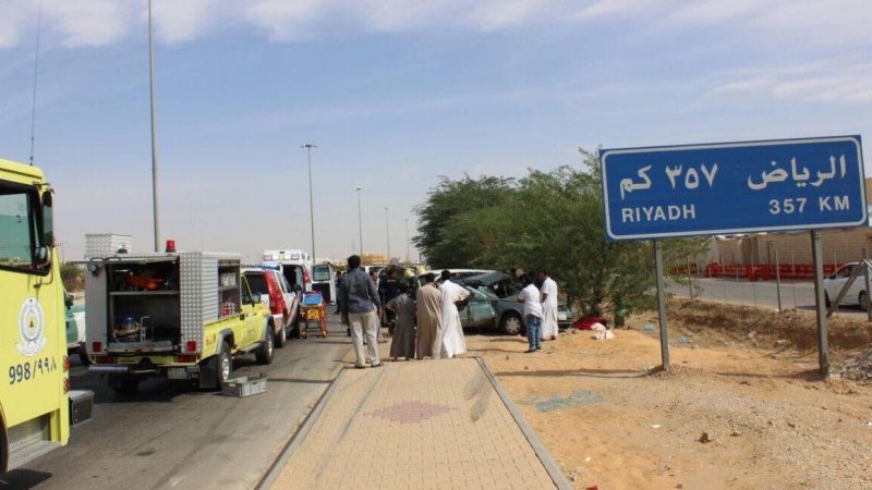 تصادم بريدة: إصابة ثلاثة أشخاص