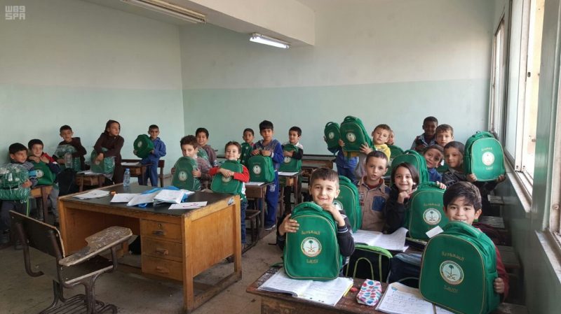 الحملة الوطنية السعودية في الزرقاء للأشقاء السوريين