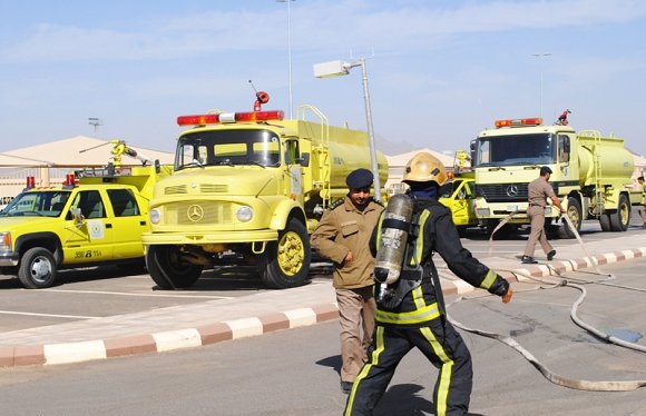 حريق بالمدينة المنورة: إصابات في عمارة سكنية