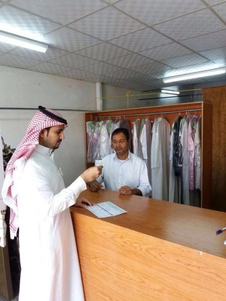 حملة توعوية لمغاسل الملابس بالشرقية