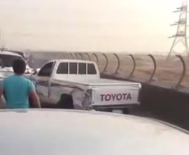 حادث الجسر المعلق بالرياض: فيديو وصدمة!