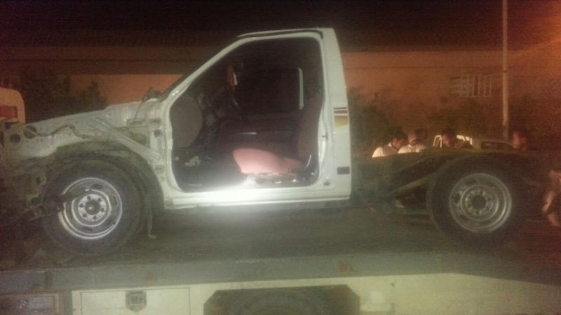 ضبط مواطن حاول تغيير صندوق بيك أب