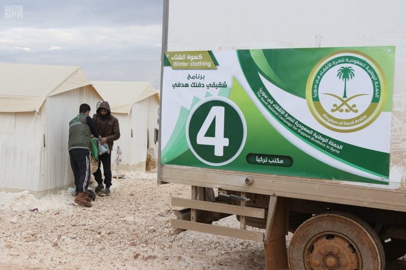 تبرعات سوريا تتجاوز 382 مليون ريال