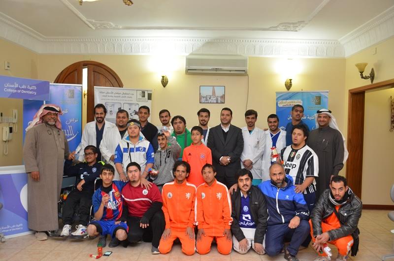 نادي الجوف لذوي الاحتياجات الخاصة يستقبل قوافل البسمة