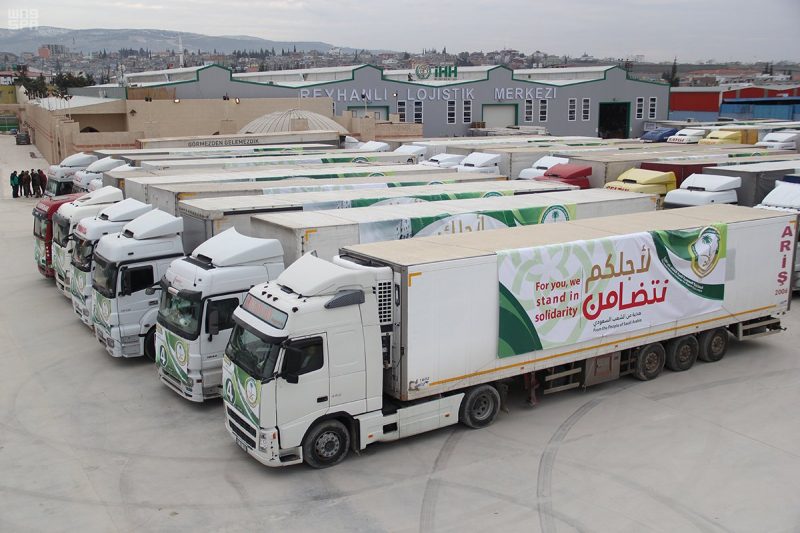 الحملة السعودية: إغاثة النازحين السوريين