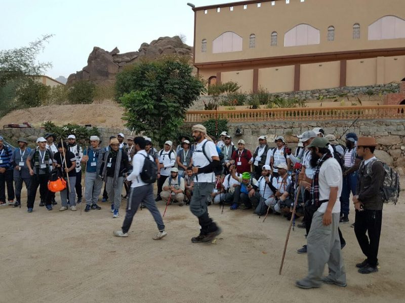 الهايكنج الجبلية في المخواة: فيديو وصور