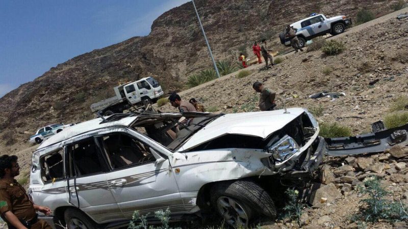 حادث مروري بالباحة: 10 إصابات