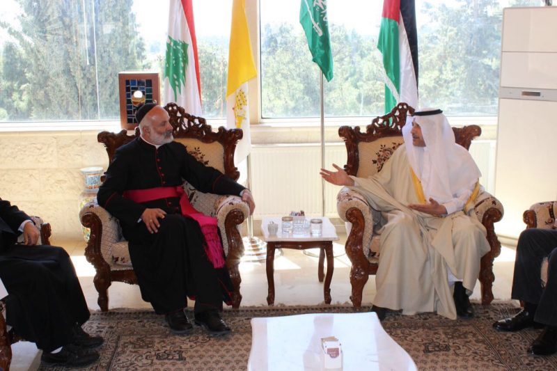 زيارة سفير خادم الحرمين للأردن للكنائس