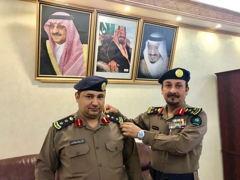 ترقية العقيد أحمد الشهري: تهنئة من الدفاع المدني
