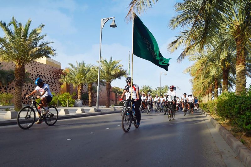 مارثون الدرجات الهوائية: دعم السعودية للكهرباء للتوحد