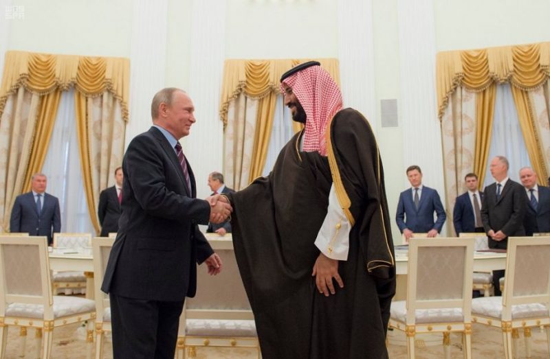الرئيس الروسي يستقبل ولي ولي العهد