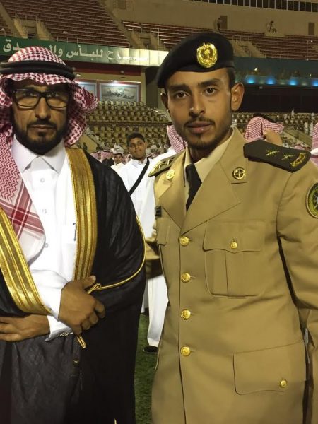 تخرج الملازم أسامة الرويلي من الكلية الحربية