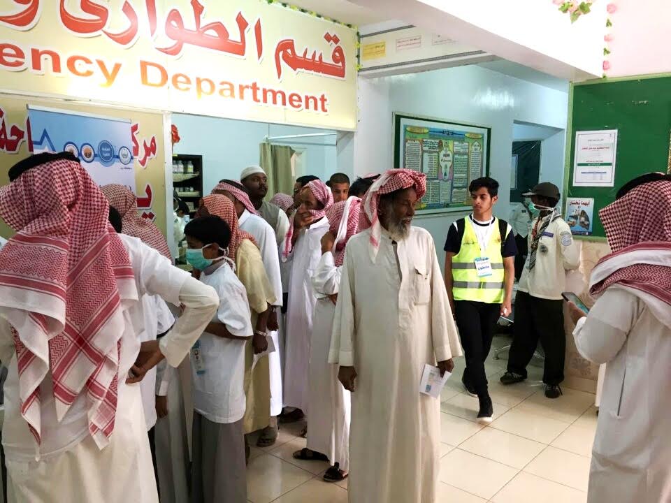 قافلة بينبع الطبية: خدمة 400 مستفيد