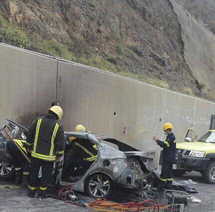 حادث مروري بالباحة: إصابات ووفيات