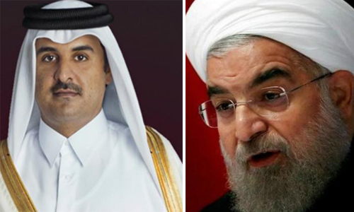 ماذا قال رئيس إيران لأمير قطر في اتصال عيد الفطر ؟