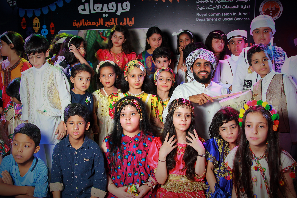 "قرقيعان" ليالي الخير الرمضانية لأهالي الجبيل الصناعية