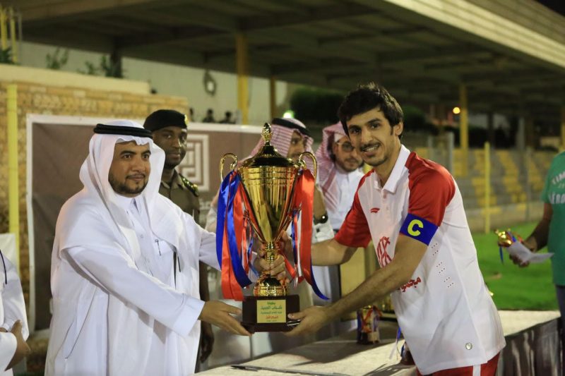 "الخنيني"برباعية يظفر بكأس بطولة شباب الجبيل الرمضانية