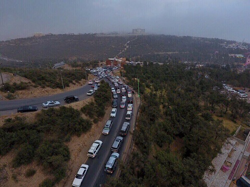 الأجواء الماطرة تجذب زوار ومصطافي حديقة الحجاز منطقة الباحة