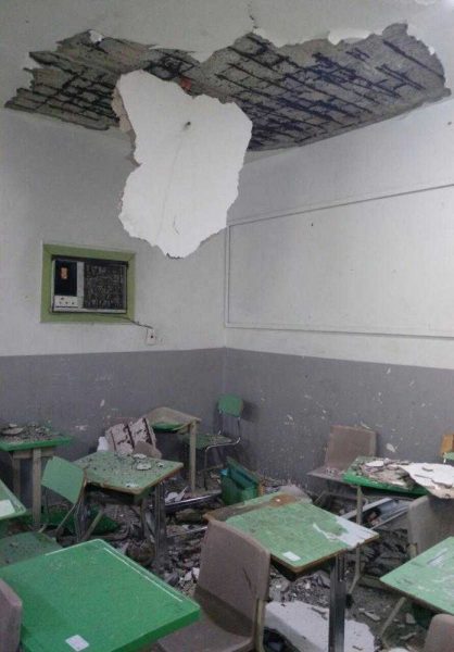 انهيار جزئي بسقف مدرسة.. وتعليم جدة: أخلينا المبنى