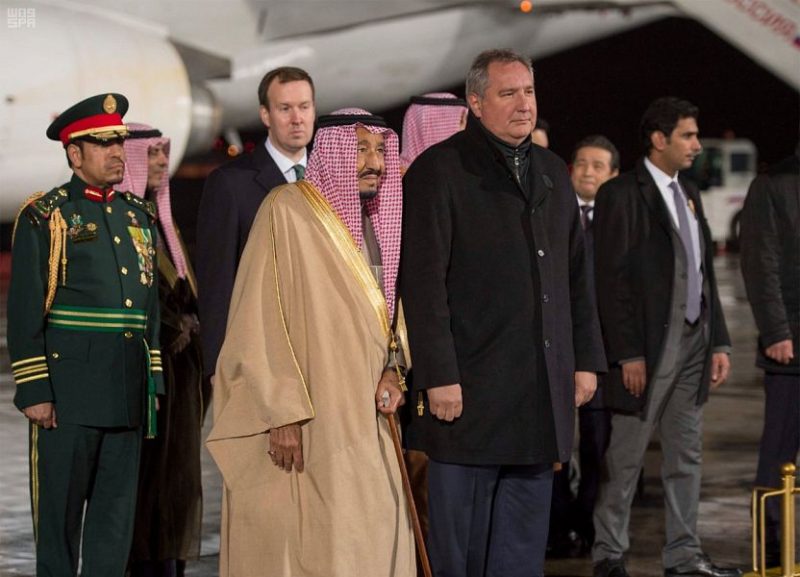 خادم الحرمين يعرب عن تطلعه بأن تحقق زيارته إلى روسيا ما يطمح له البلدان
