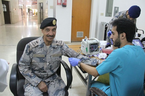 حرس الحدود بالشرقية تنظم حملة للتبرع بالدم لمنسوبيها