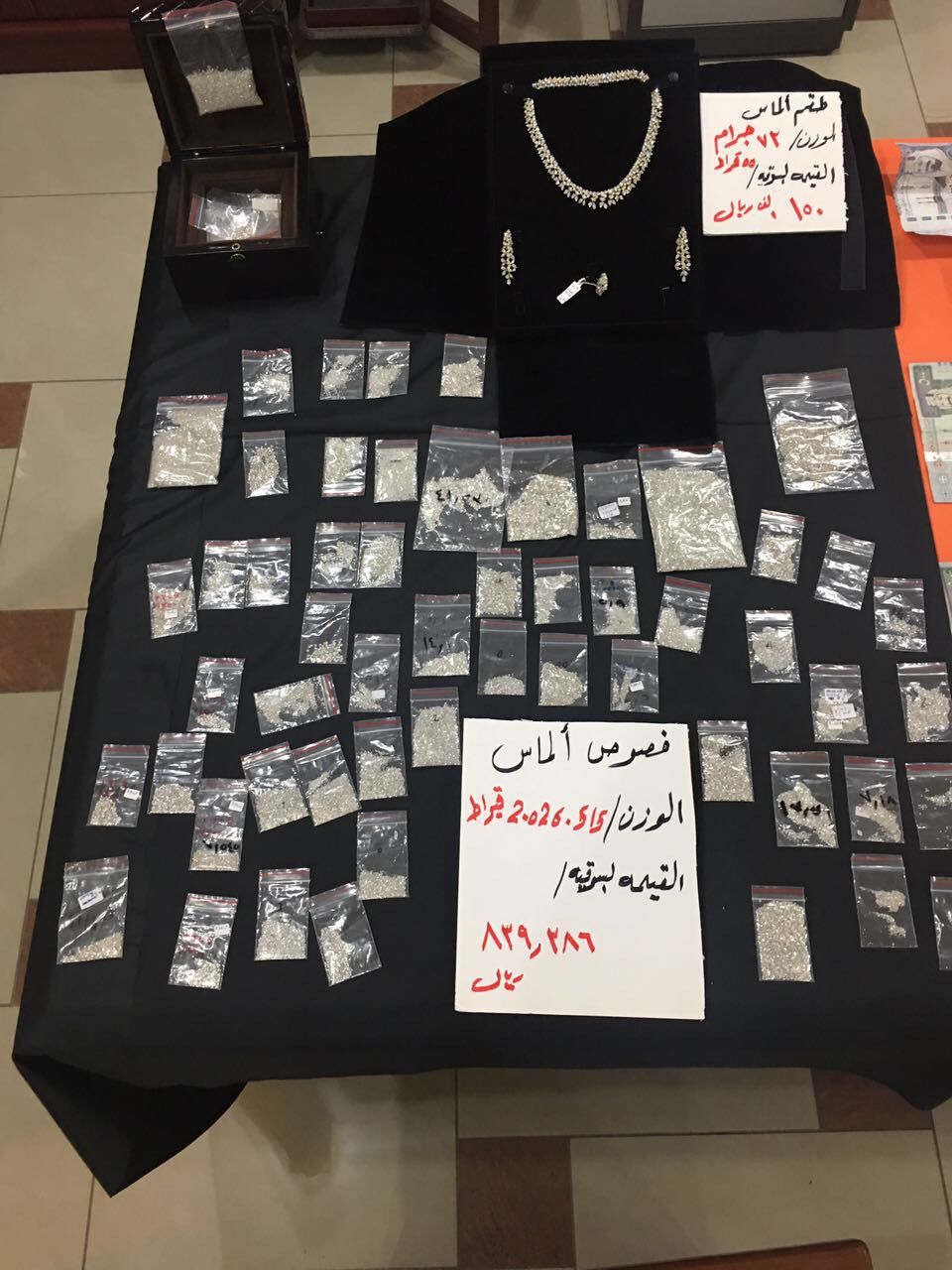 الرياض..ضبط عصابة اقتحمت منزل وافد وسلبت ألماس بلميوني ريال تحت تهديد السلاح