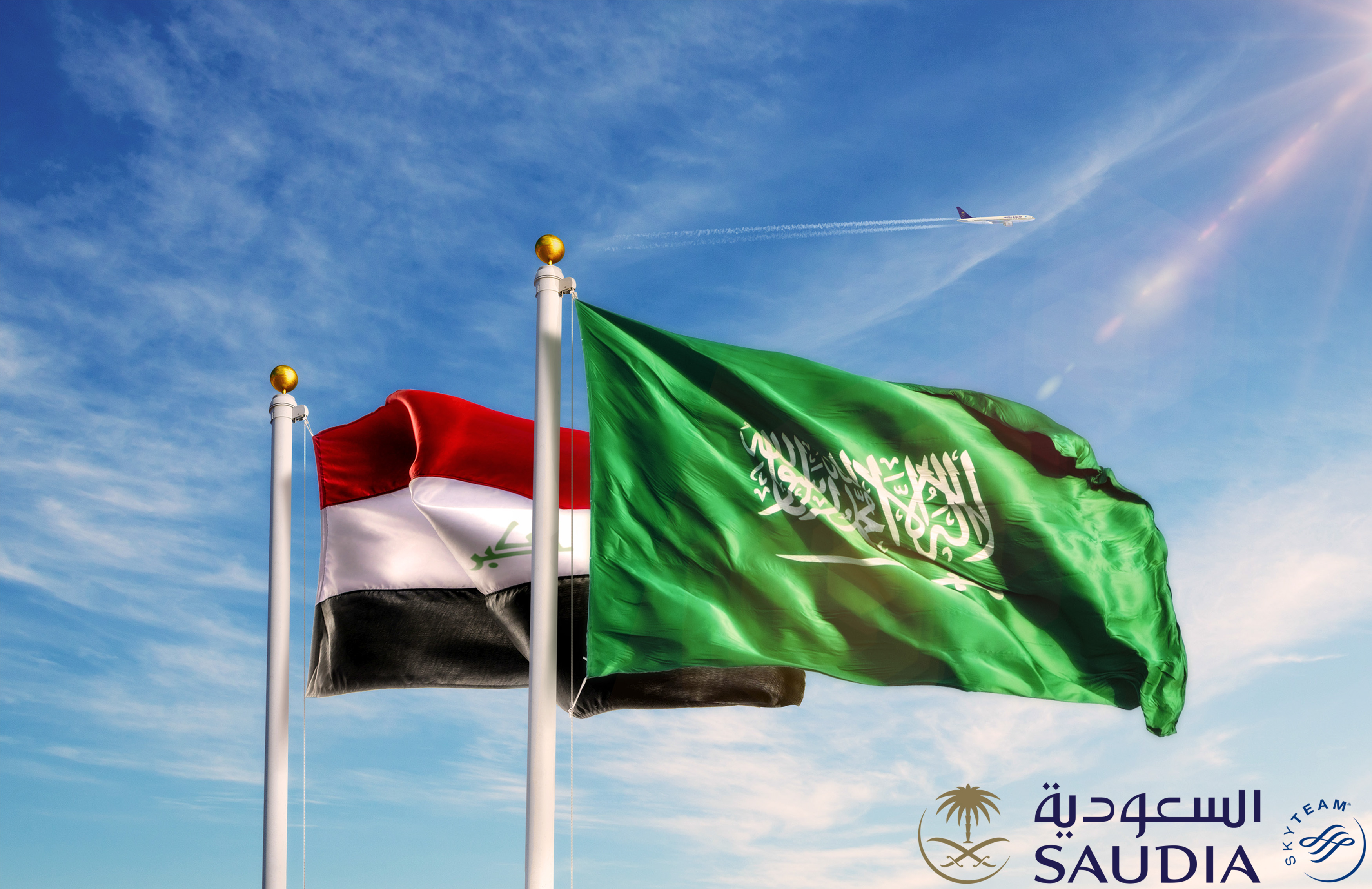 الخطوط السعودية تبدأ التشغيل الرسمي والرحلات المنتظمة إلى بغداد الإثنين المقبل