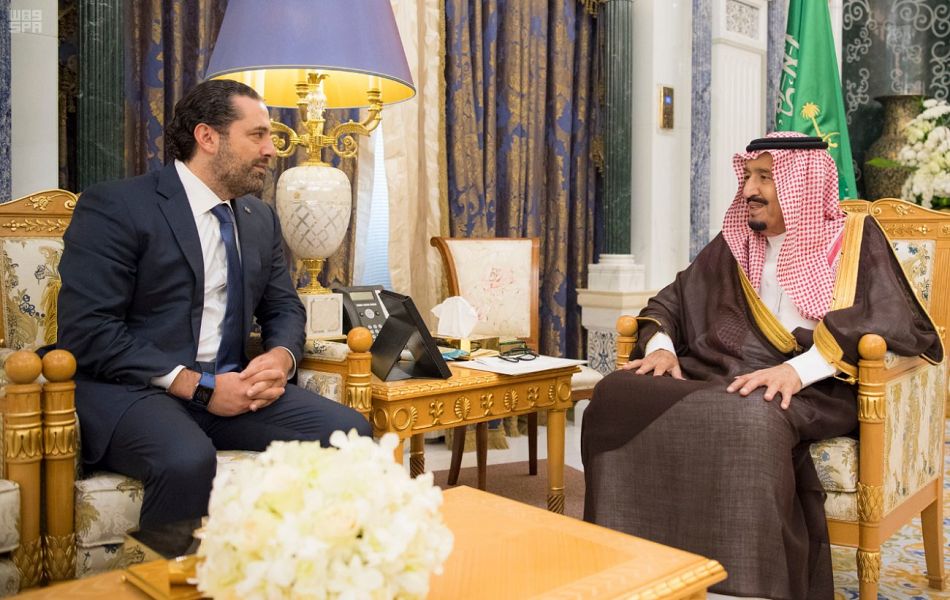 خادم الحرمين يستقبل دولة رئيس وزراء لبنان السابق