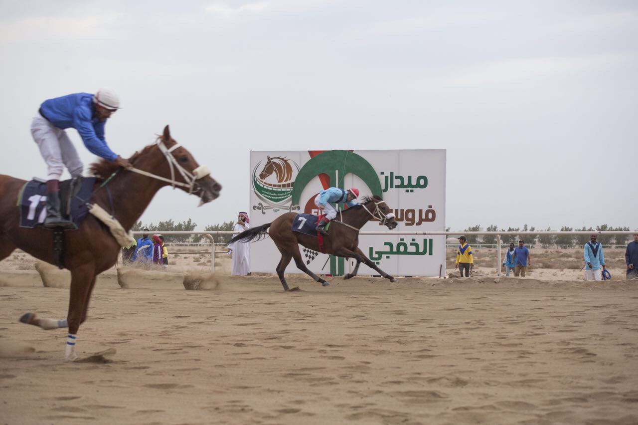 (البلالي) ينتزع كأس الحفل الثالث لميدان فروسية الخفجي
