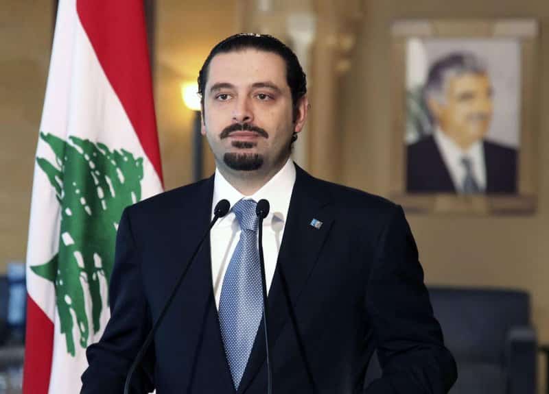 استقالة رئيس الوزراء اللبناني سعد الحريري