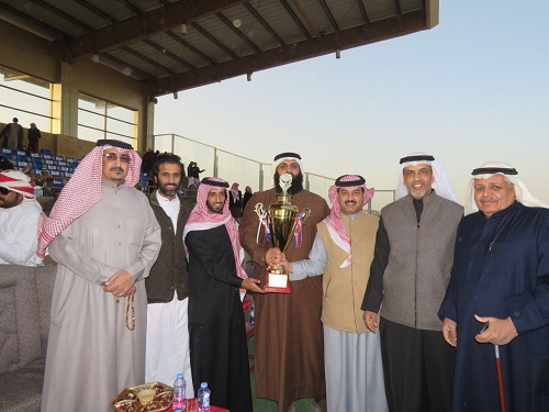 البطل (أحمد) يعود و ينتزع كأس خادم الحرمين الشريفين من ميدان فروسية الخفجي