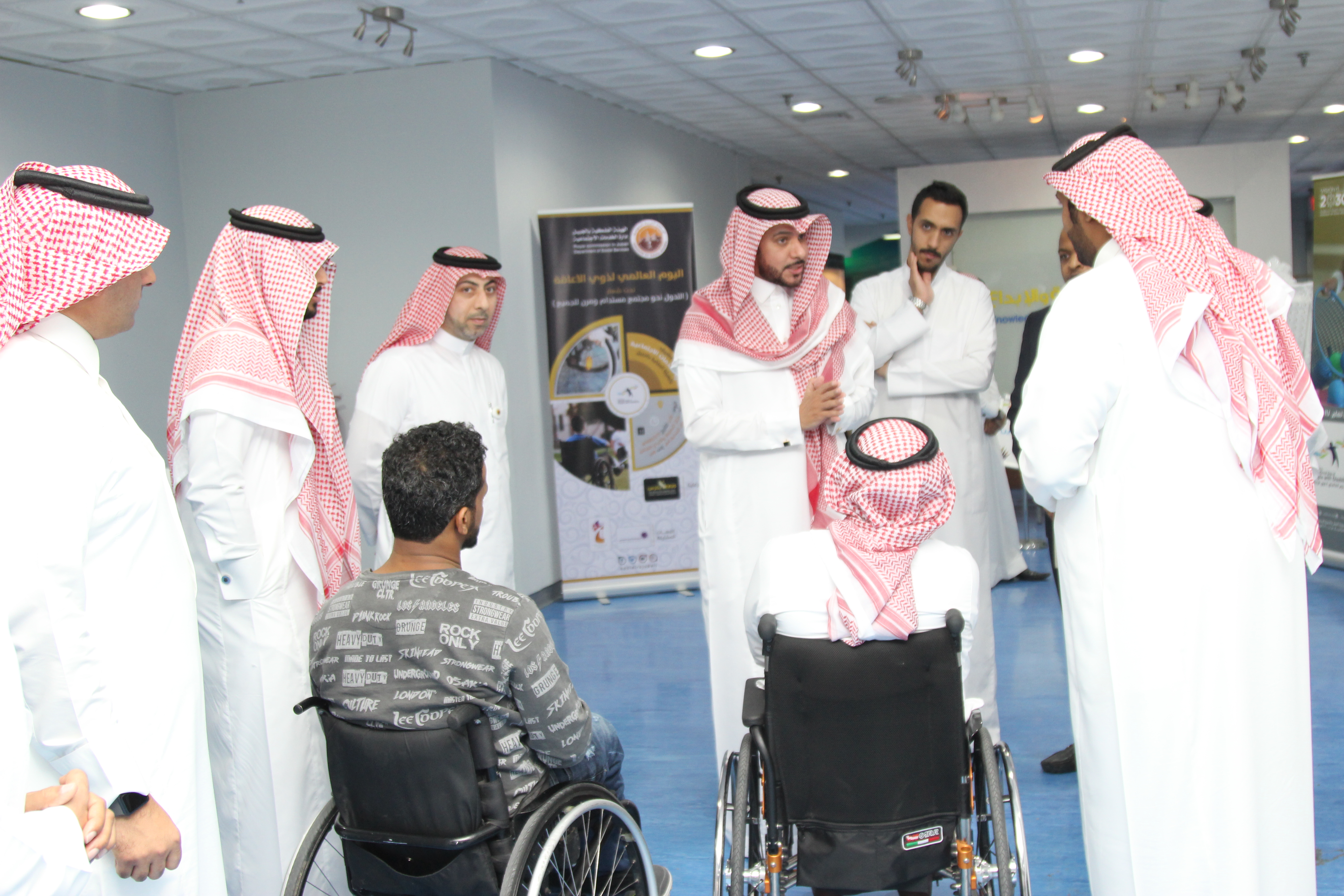 عدسة "تغطيات" ترصد أمسية في #اليوم_العالمي_لذوي_الإعاقة في الجبيل الصناعية