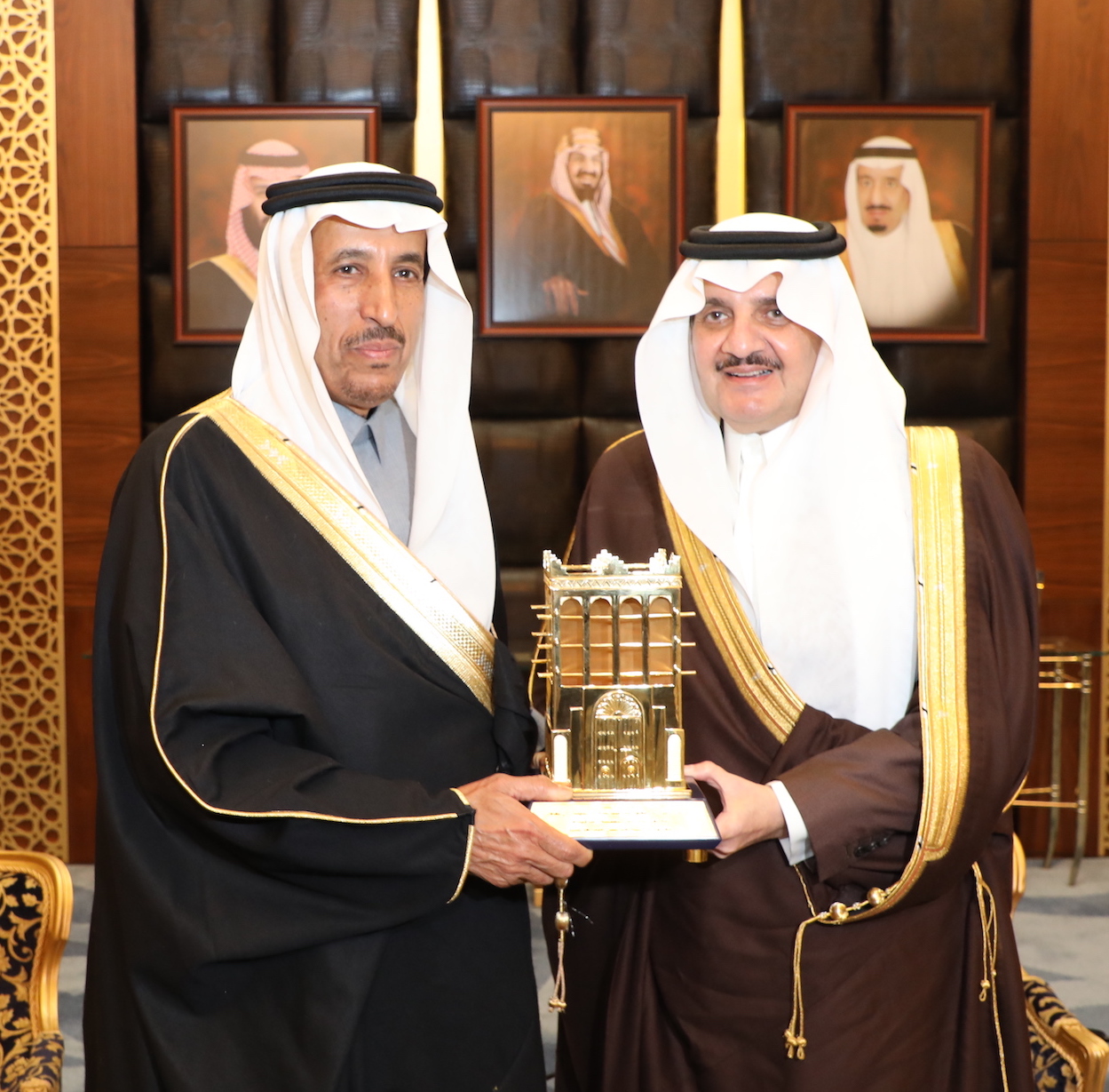 الأمير سعود بن نايف يحتفي بسمو الأمير سعود بن عبدالله بن ثنيان