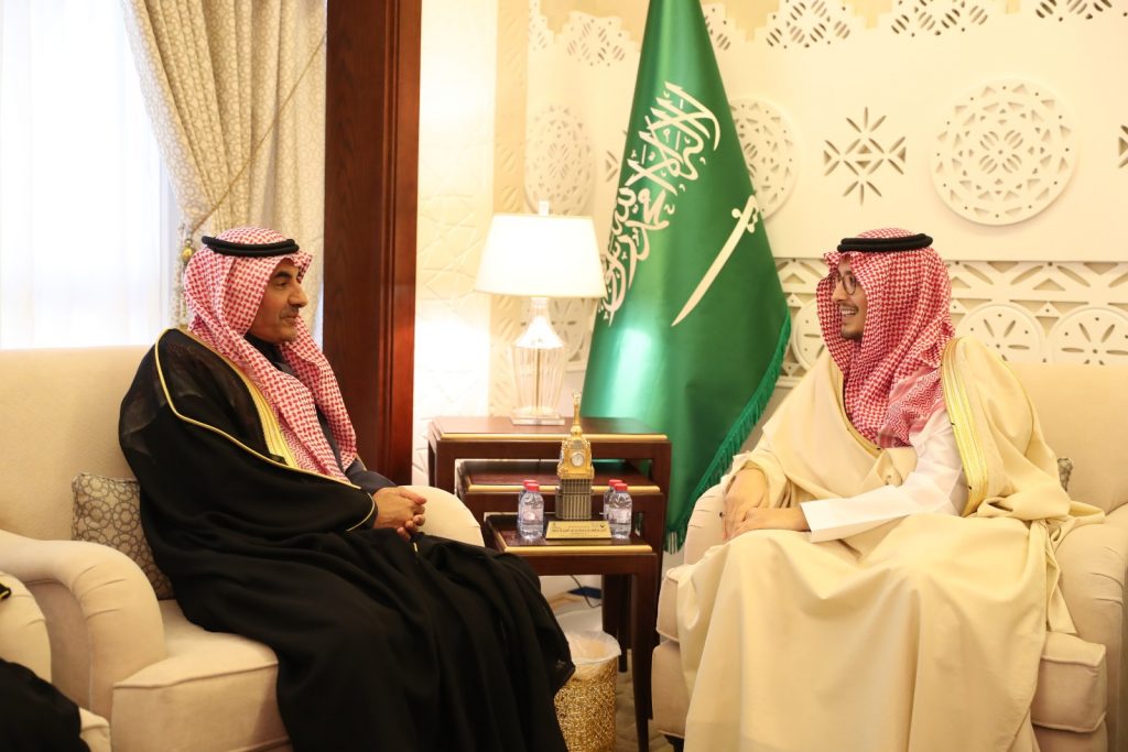 الأمير أحمد بن فهد يستقبل معالي نائب وزير التعليم