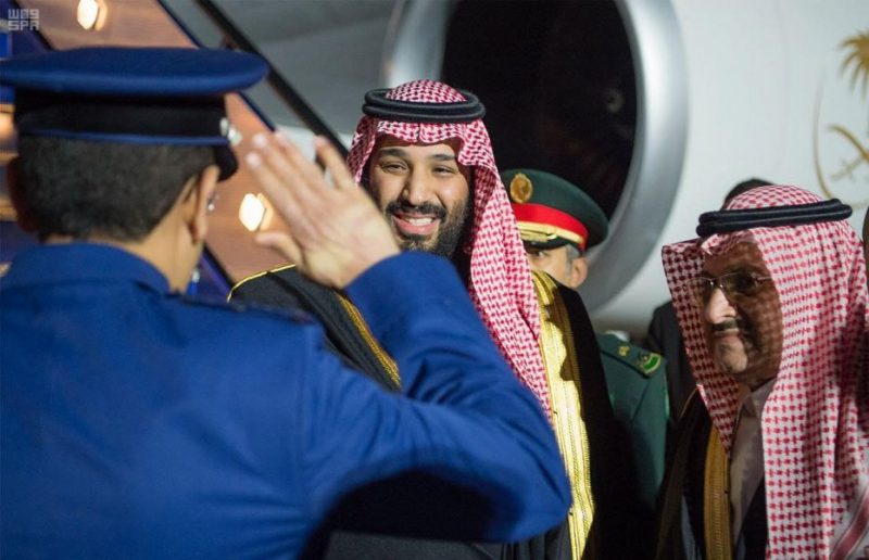 ولي العهد يصل إلى العاصمة البريطانية