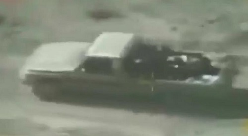 بالفيديو.. التحالف يستهدف أفرادا وآليات تابعة لمليشيات الحوثي