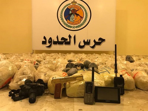 حرس الحدود بتبوك يحبط تهريب أكثر 2.8 مليون قرص إمفيتامين و1.5 كيلو جرام من مخدر الأفيون