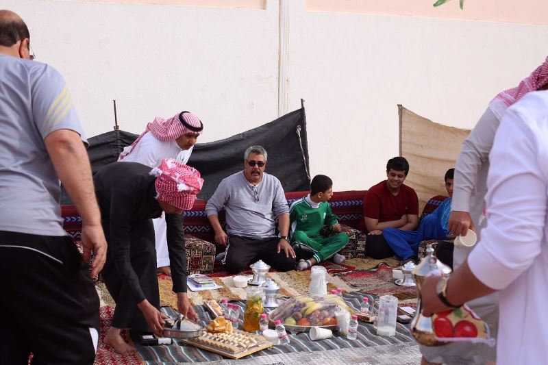 تحت شعار فنجال وعلوم رجال..ثانوية الأمير نايف بن عبدالعزيز تقيم يومها المفتوح