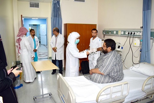 صحة الشرقية تنسق مع مدينة الملك سعود لتقييم حالة مريض السمنه ظافر الدوسري