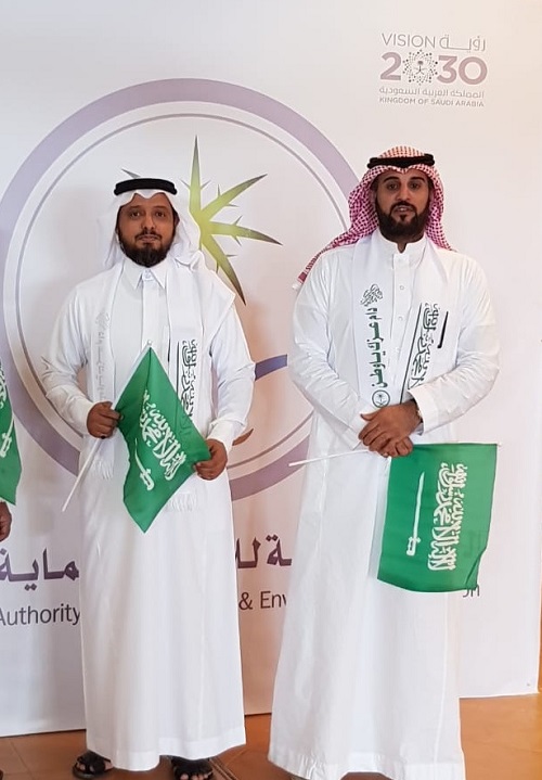 "أرصاد وحماية البيئة بالشرقية" تشارك بمسيرة مركبات تفتيشية بكورنيش الخبر احتفالاً باليوم الوطني ٨٨