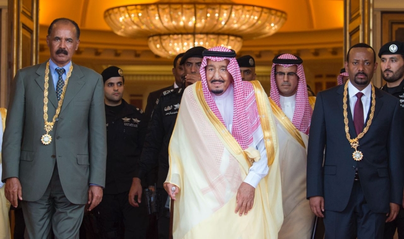 بالصور.. "الملك سلمان" يشهد توقيع اتفاقية للسلام بين إثيوبيا وإريتريا