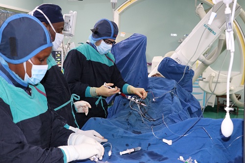 عمليتي قلب مفتوح وتسع عمليات قسطرة في ثاني يوم من مرحلة البلسم٣ لجمهورية تنزانيا