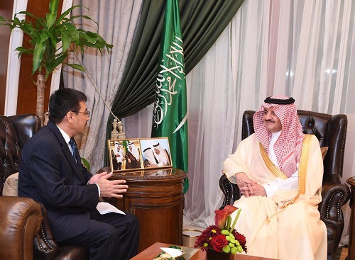 الأمير سعود بن نايف يستقبل سفير أوزباكستان لدى المملكة